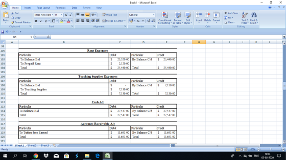 Book1 - Microsoft Excel - X Home Insert Page Layout Formulas Data Review View Cut Copy ♡ General - Wrap Text Merge & Center 1
