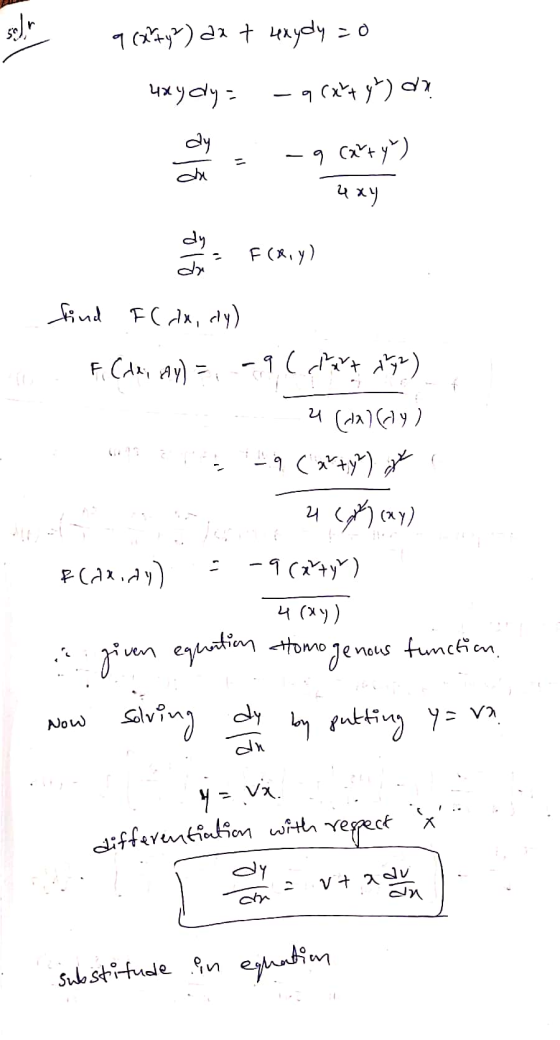 sehr 9 (844 y2) az + 4xydy =0 uxydy - a (x + y) dy dy - 9 Carty) dh 4xy on F(x,y) find F(dx, dy) F. (dai Ay) = -9 (chart ay)