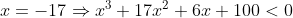 I= -17 + 17.02 + 60 + 100 <0