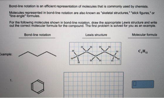 Bond-line notation is an efficient representation of molecules that is commonly used by chemists. Molecules represented in bo