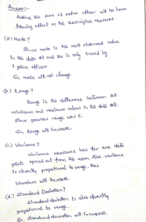 wer_ louing etfeudecptve neasures (a) Made9 ratand 100 s Scovedb 1 police ffiuer Ranse is te differene be mimun and maninum ves ince previous rauge wns 6 dale seb Variance? vaniance meacues hao far ave dali points epreadtrem mean, Ako vaance (4) Chandard Denatio? 2As5 pyopeiol to vuee