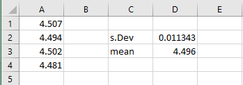 А в s.Dev 4.507 4.494 4.502 4.481 0.011343 4.496 mean