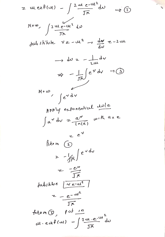 z weeflue) 124 2 le-ul? do Ja 2 Now u e-u² do 124 Ja Jubstitute vz-u? -3 dor 2-2u di do z - dv 2u 3 Ñ - hevde Now Jevde Annly