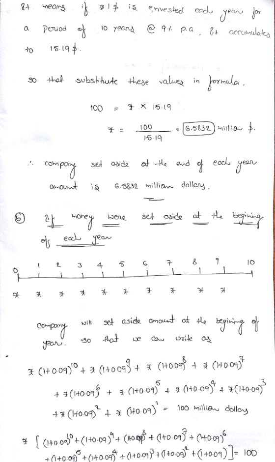 envesled eadyean a Peruod 5 19 so hal subskhute heze valu mula in 100 ズニ 5 19 amont money set oside at ea yea -30 os