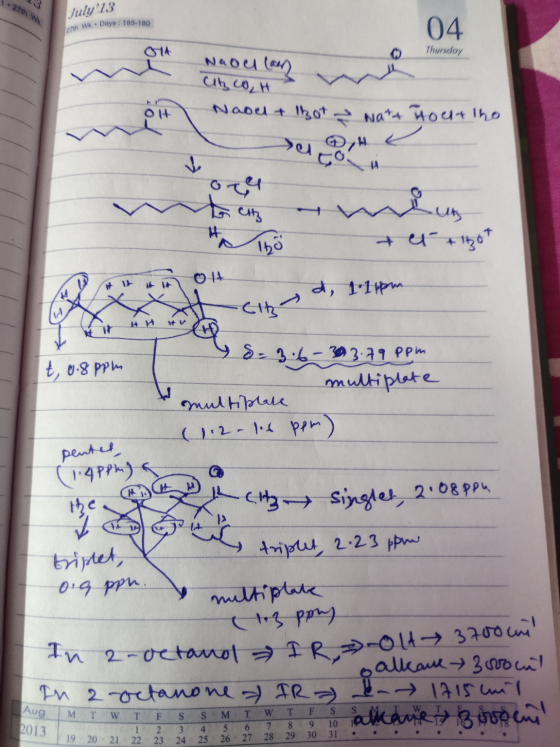- 27th w July 13 th Wk.. Days : 185-180 Thursday Naoul lan Utco, H 0 Naoe & thot watt Hourlho Tho - ci + izot d, 1.1ppm. t,
