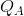 Q_{A}