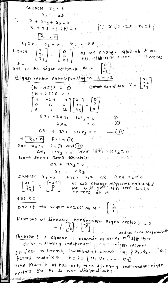 suppose x2=t 23 = -at Xit 2x2 + 23-0 X, + 2+ +(-2+) = 0 *; X3= -26, X234) x=0 2130, 22-4 23 -2f Hence xi [...] as we change v