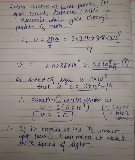 <par travels distance, L2ūh) an g4ecand whick goes therogh 8- Equation(D) darbe anten ag ^^ 六take, 2