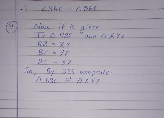 ZBAC = LDAC given and AXYZ Now it is In A ABC A B - XY BC=Yz AC = XZ So, BY SSS A ABC N property D X Y Z