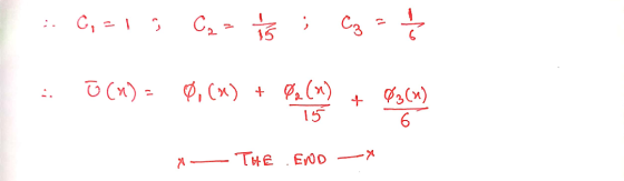 G=15 Ca C3 O) : , Cx) + p ) 15 Ds(x) + 9 —— The END