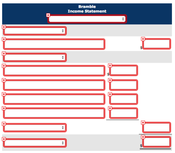 Bramble Income Statement