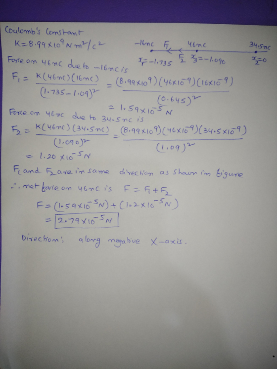 Coulombs Comstamt 34.Smc Fore omysmC due to _16mCi5 1F-1-735 F,ニー46mc ) (len( ) = (8.qq Xto9 ) (ysXI:T16KIō9) 16X1o (0.6ys)
