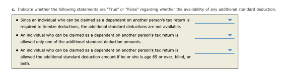 c. Indicate whether the following statements are True or False regarding whether the availability of any additional stand