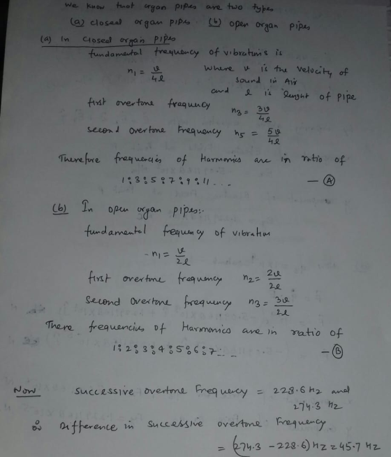 (0 closeal or gon pipa Pipa raan of vibratuns is seeeni over tome hne Frequency n5= 51 -囪 - ni 2-е equencius f Harmmica are