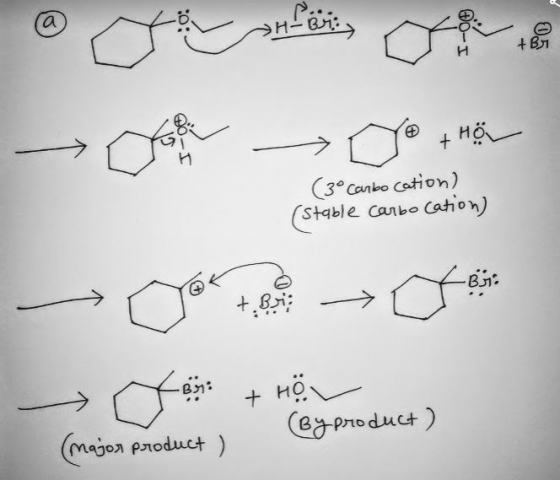 -Drone - tma (3° Carbo cation) (stable carbo cation) - C + Hemeroduct] (major product )