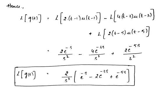 Hence, eſqus] 4(2.6e--at -) - [4 le-3) le->) +{:{t-s)ult-53 + - S de 55 Qe - 35 4 e s² 2 S? -55 2 [964] e les -35 Le 255]