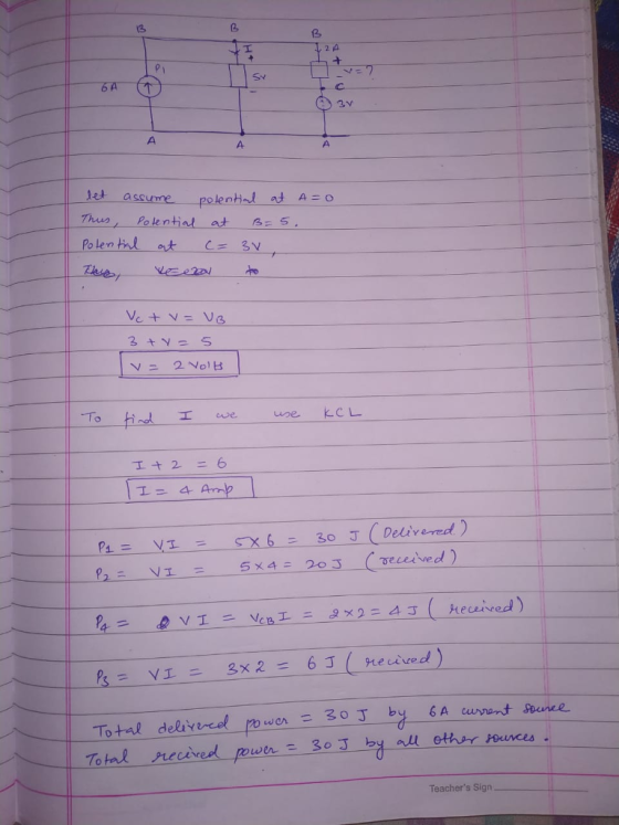 2 2 SY et ascu mun, Potential at B-5. Polen tre at--Cz-Sy SX 6-30 J ( Delivered ) To tal receved muon- 30 J- -au ethan ounces Teachers Sign