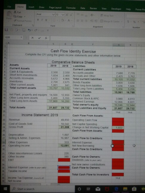 Home Insert Draw Page Layout Formulas Date Review View Developer Help Power Piv Cut Copy- Parte Clipboard - Font Alignment G2