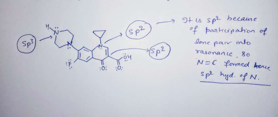 (s p2 It is sp2 because of participation of lone pair into rasonance, 80 N=c fermed hence spe hyd. of N. 0
