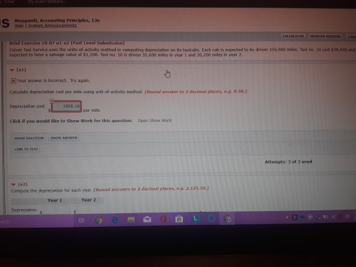 Wuyoandi, Accounting Prindoles, 13e Help System Announcements Brief Exerose 10-07 1-62 (Part Level Submission) Cuever Service