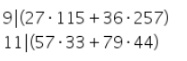 9](27.115 + 36.257) 1157.33 + 79.44)