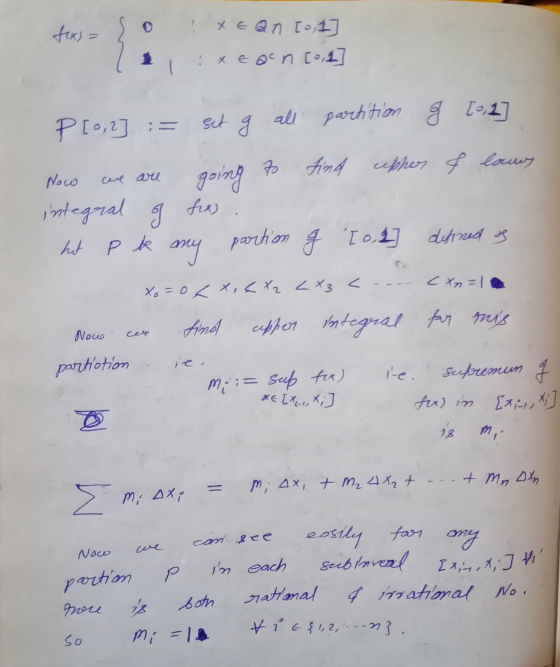 fo= So la & Xtan [0, 1] xeon [0,1] P[0, 2] := set g all partition g [of] Now we are going to find copper & laves integral og