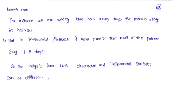beat coae . te padien Stay For instore e one lakdrg hee hou monyd o hoSpitol 5 Bud inofevertal StaHSRcs it make piedicl thot of the patiert Stog 1-5 doys So tte aralysis om b Can be diffeent descxipihre and ofe renta Statishics