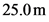 25.0m
