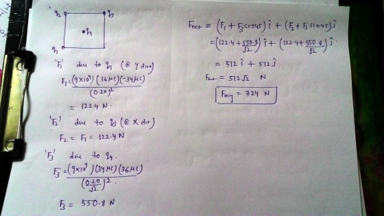 41 -(122-4+S50.3) 1 (124+550 8 J2. 0 2D 12 m- = 122.4 N ト, due to (exdir) 020 L0 12 5 550. N