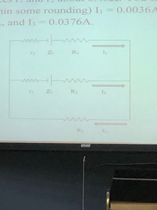 nin some rounding) I1 = 0.0036A , and 13 = 0.0376A. DER ER