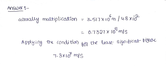 Answer 2 aaually multiplication 3.517X Iom /48 XIO Applying the condition to the Quat gign怵artigoc