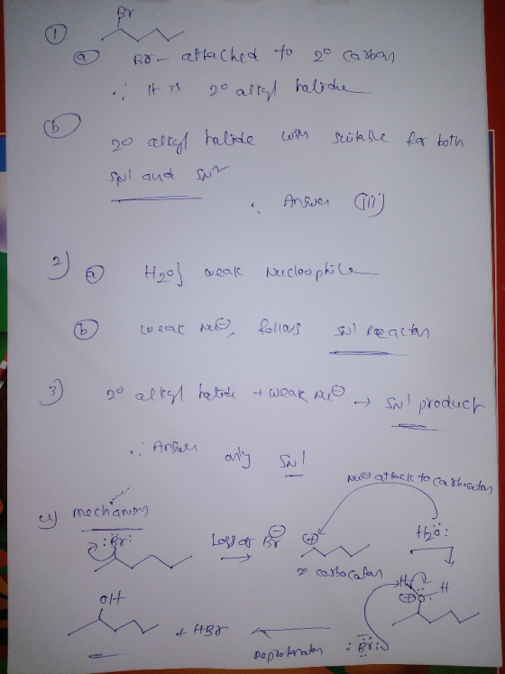 @ Bo- attached to 20 Carbon iltis 20 alkal halide with scükble for both 20 celkyl helide sul and son - Answer Gil 2 Hool weak
