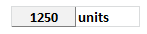 1250 units