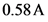 0.58A
