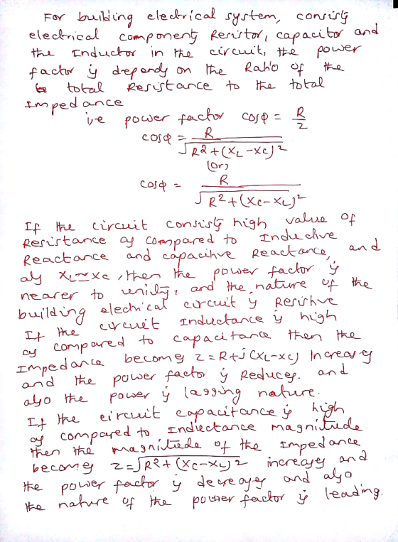 electr, cal component Rerựty, capacito and レ-Q ower sa Rerurtance React arc e and -spacǐhve React anC2 and parre power facko