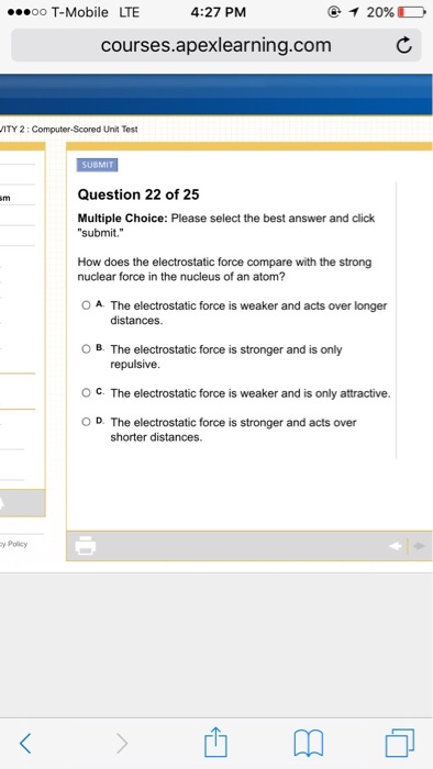 Multiple Choice: Please select the best answer and