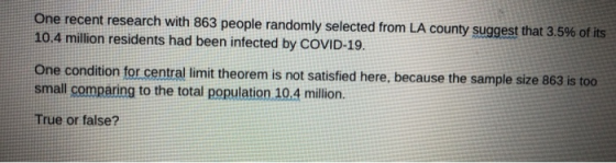 One recent research with 863 people randomly selected from LA county suggest that 3.5% of its 10.4 million residents had been