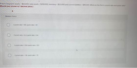 A firms long-term assets = $60,000, total assets = $210,000, inventory $25,000 and current liabilities $40,000. What are the