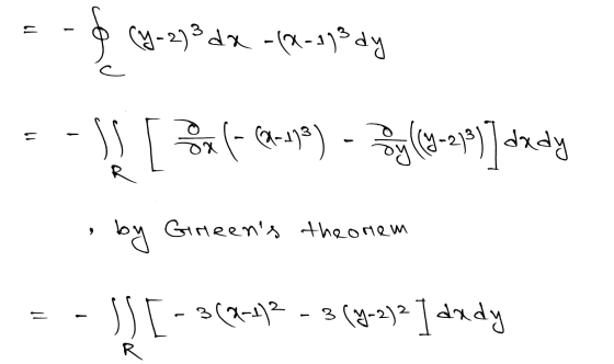 ང E->（ - ༤) ར - ( - 1 Pay ༤ - [ $ (- ༢༠) - > (དg-༠༩)] 4,4y Greens theorem = - })[ - 3(ཀ-ད– - 3 (སྶ-༧) ] a dy