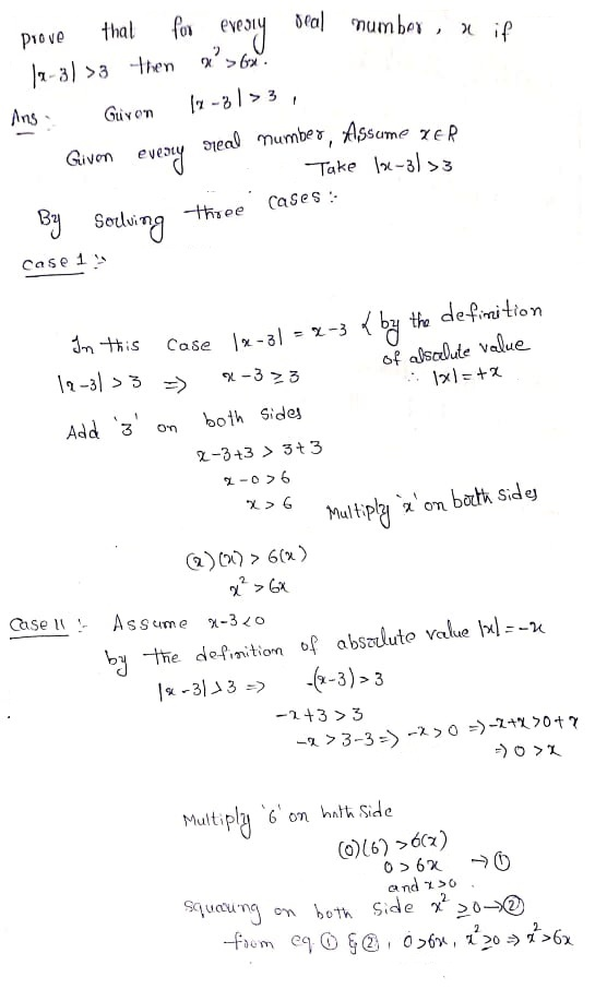 Piove Given eveny oeal mumbes, Aßseme Take-al> Seulving -thee Cases Case 1 is Case 1% of alsclde Value Add 3 o both Sides 2