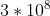 3*10^8
