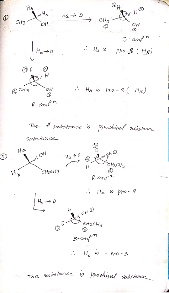 Hi Ha Ha 6 CH3 CH3 OH DOH s-confn Pho-s ( Hg) Hoto L. • Ha & Нь о pno - (не) R-confn The substance is prochipol substance s