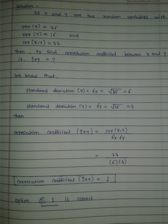 Solutem fx ano y are tso rundem aniables with Var (y) (C and to-final comeleddon. coefficient beha een-xana t standard dewicu