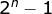 2^n-1