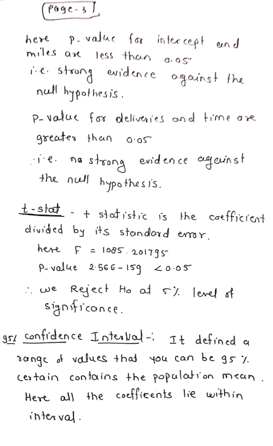 Poge valuc far ter cept end here mles an less than a, os. e stron ed« null hypothesis qreate than o os cfc-hsh evid en ce st