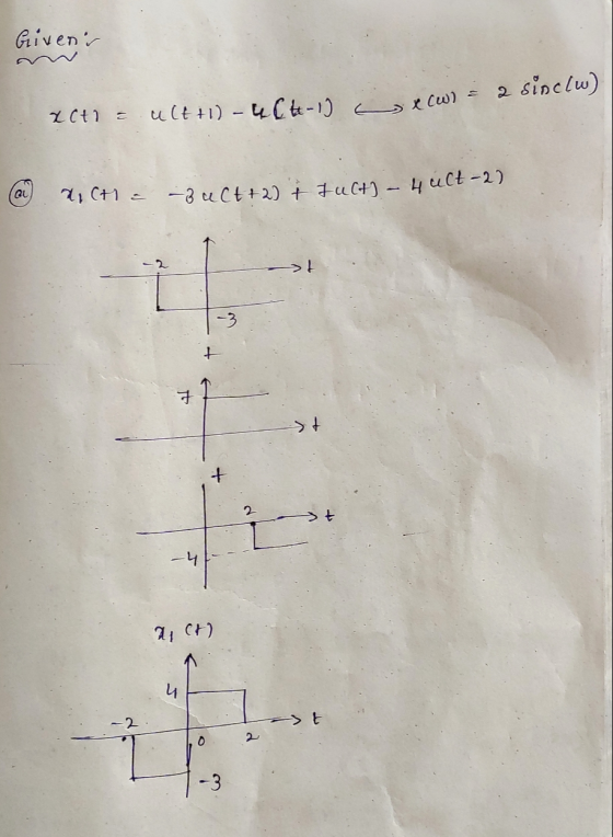 Givenir act) & ult+1) - ult-1) cws = 2 (a) a Ct = -3 u Ct+2) & tult) – 4 uct-2) T act st 2