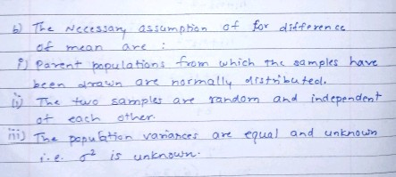 e Necessa assumphan of for diferens 2 Parentapula tions om twhich the samples hav and independent 2 The peatievariances ar eq