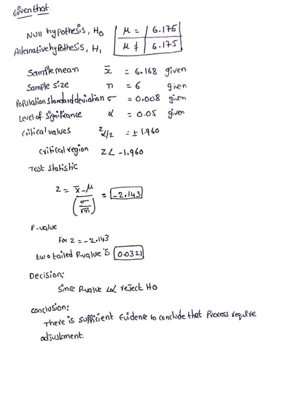 Gwen en that Nun hypothesis, Ho / 6-176 lcinatiVe Samflemean Sample sze こ6-168 given ne n (iica1 values 2. Test ShaHishc (匍
