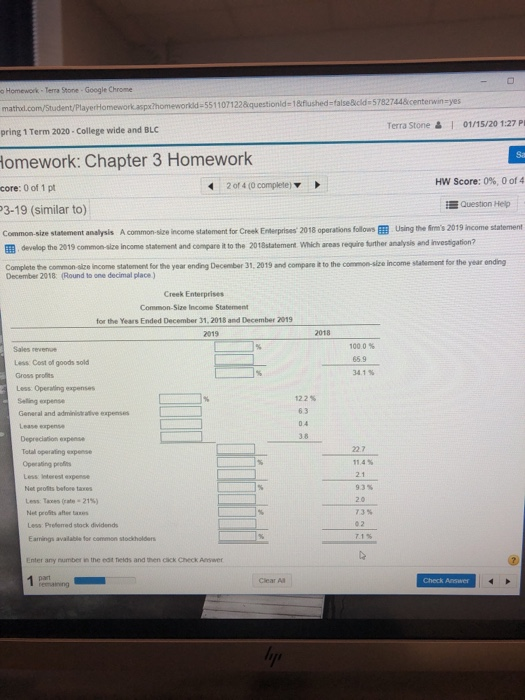 Homework - Terra Stone - Google Chrome math.com/StudentPlayhomeworkshomeword=551107122&question de fushede de7827 centerwinye