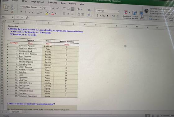 JUTI Entry Question 09 L HOMO sert Draw Page Layout Formulas Data Review View the Times New Roman - 12 A A = = Paste & B IUO